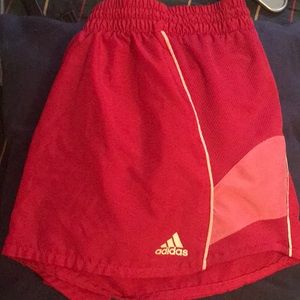 Pink Adidas shorts